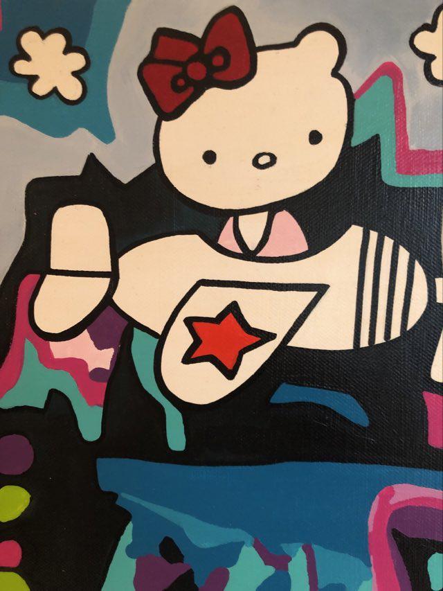 Hello kitty - 120 cm x 60cm x 1,5 cm