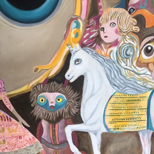 Big eyes III 100 cm x 100cm x 1,5 cm