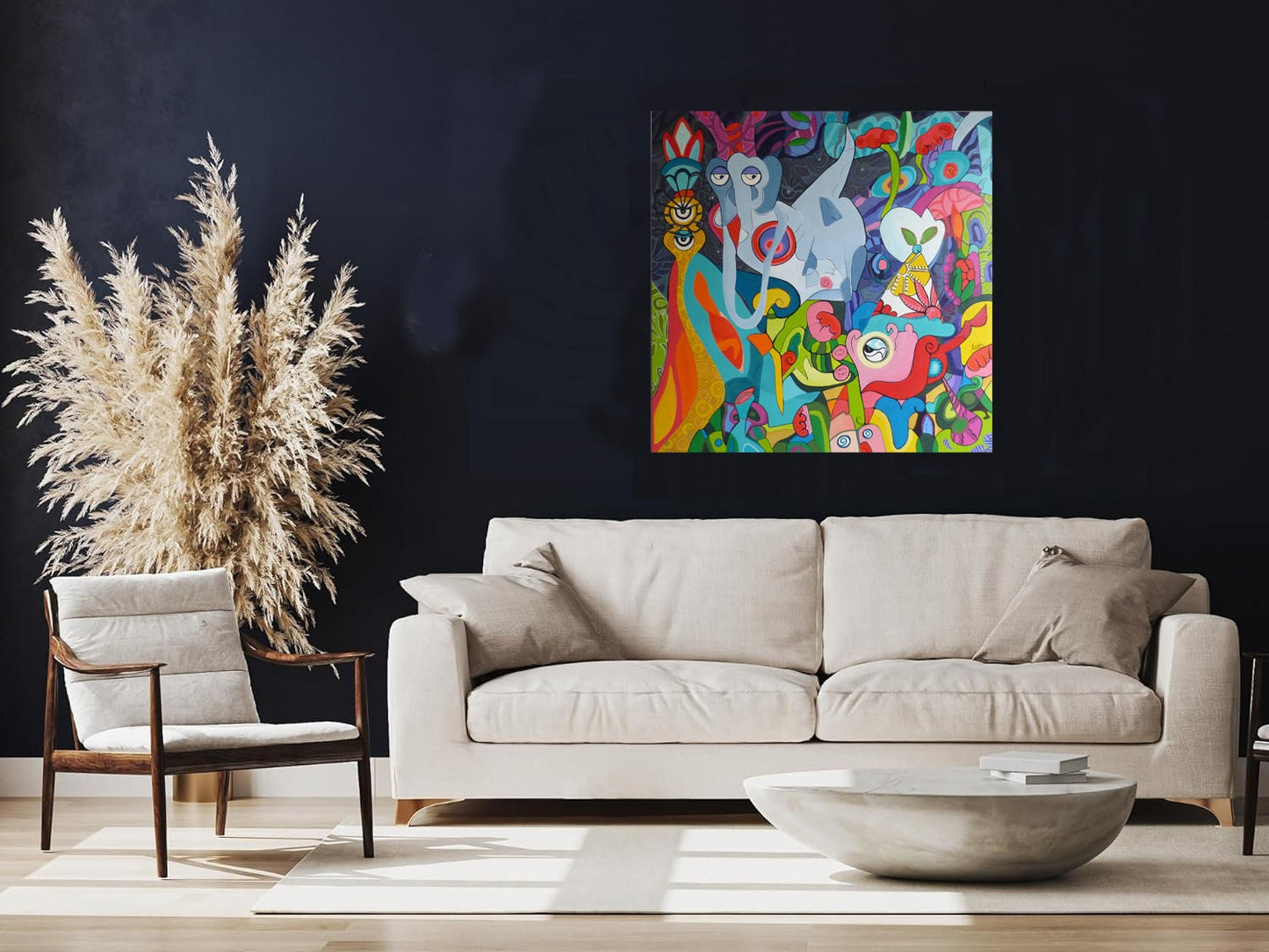 Un signe - 80 cm x 80cm x 3 cm