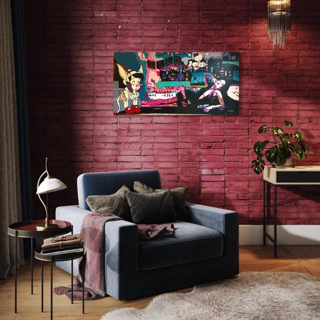 Hello kitty - 120 cm x 60cm x 1,5 cm