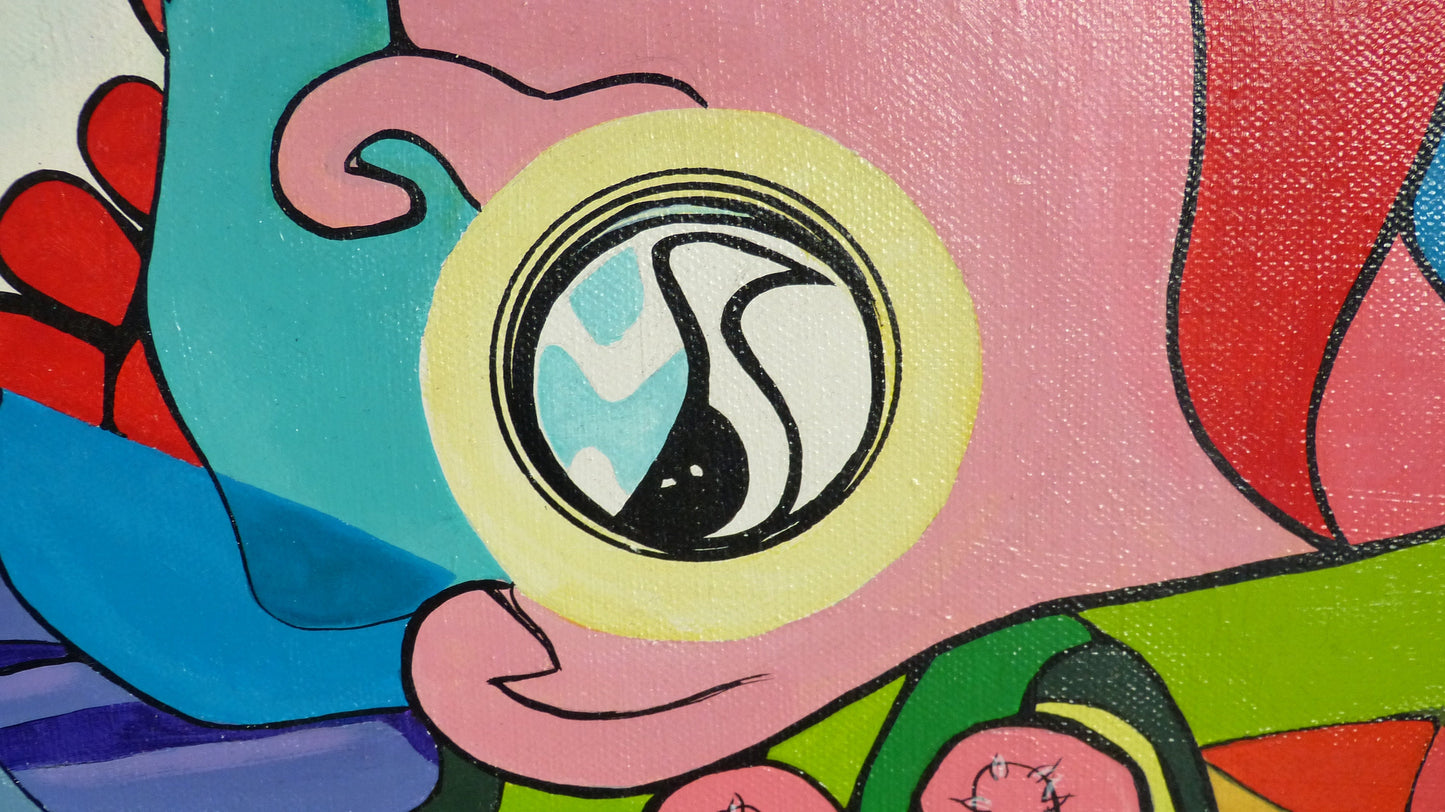 Un signe - 80 cm x 80cm x 3 cm