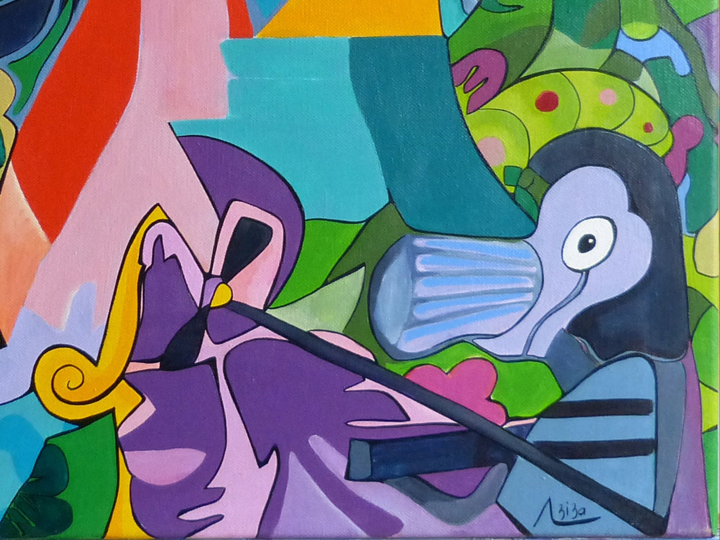Confidences - 50 cm x 50 cm