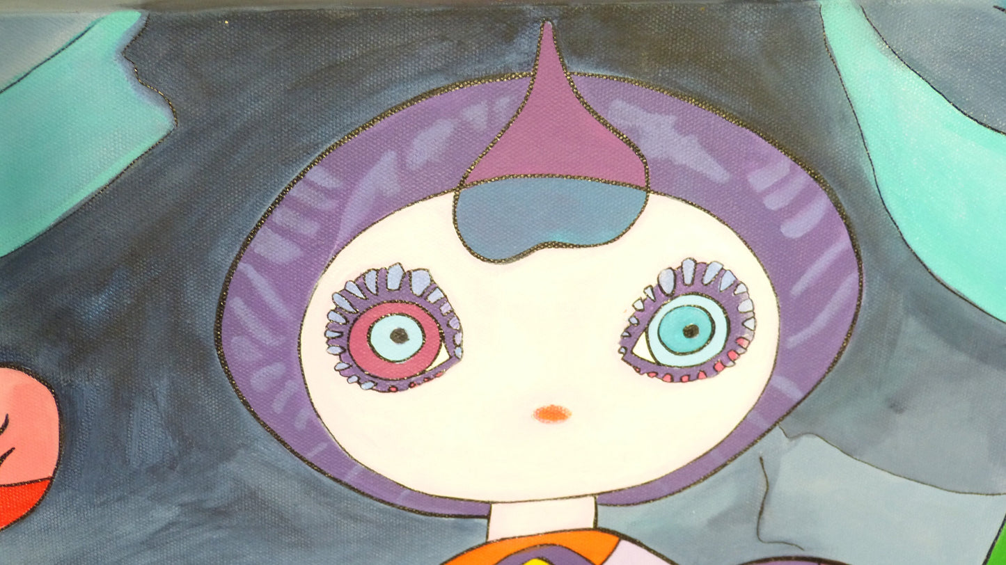 Nouchka - 80 cm x 80cm