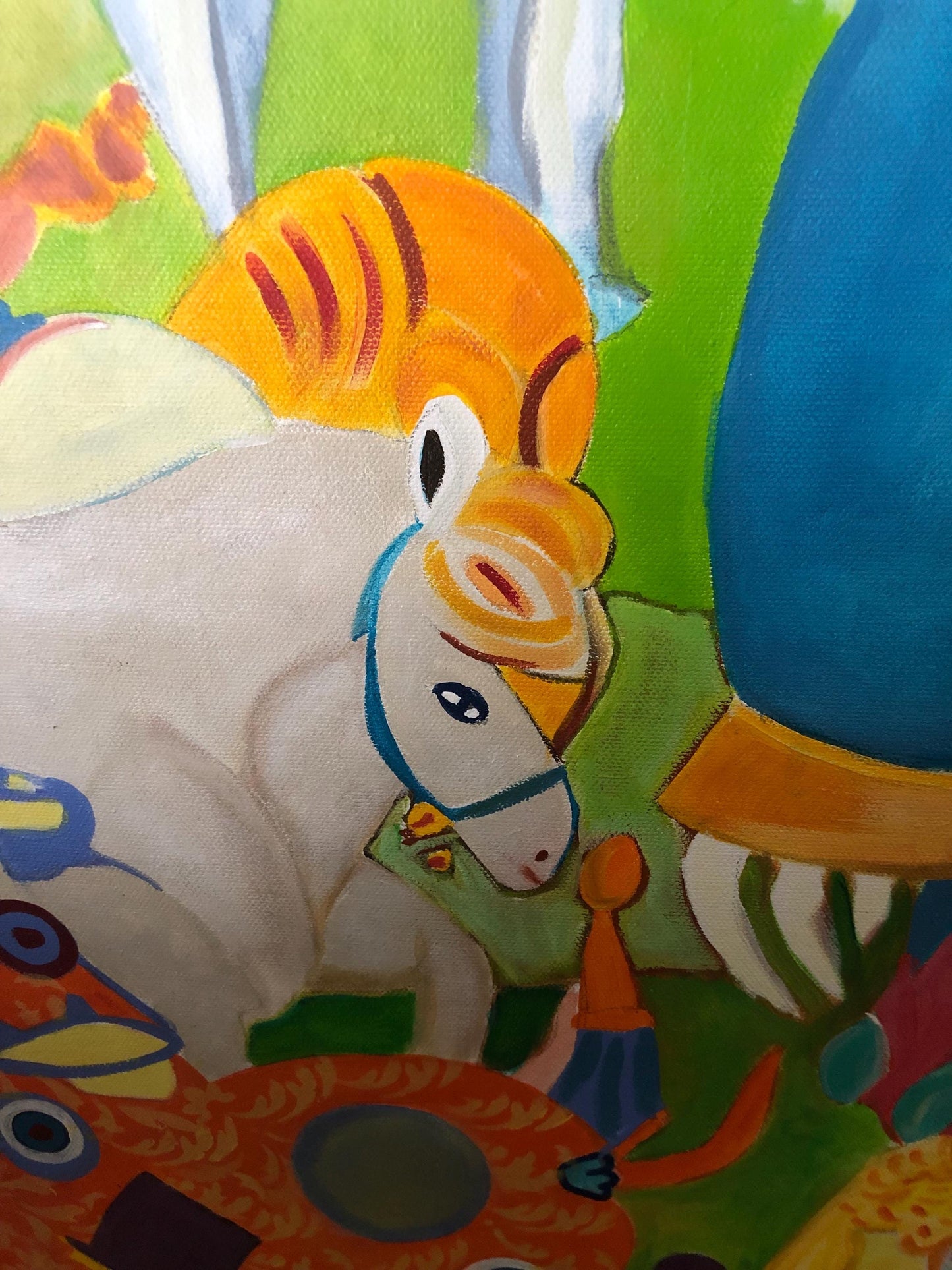 Big eyes II 100 cm x 100cm x 1,5 cm
