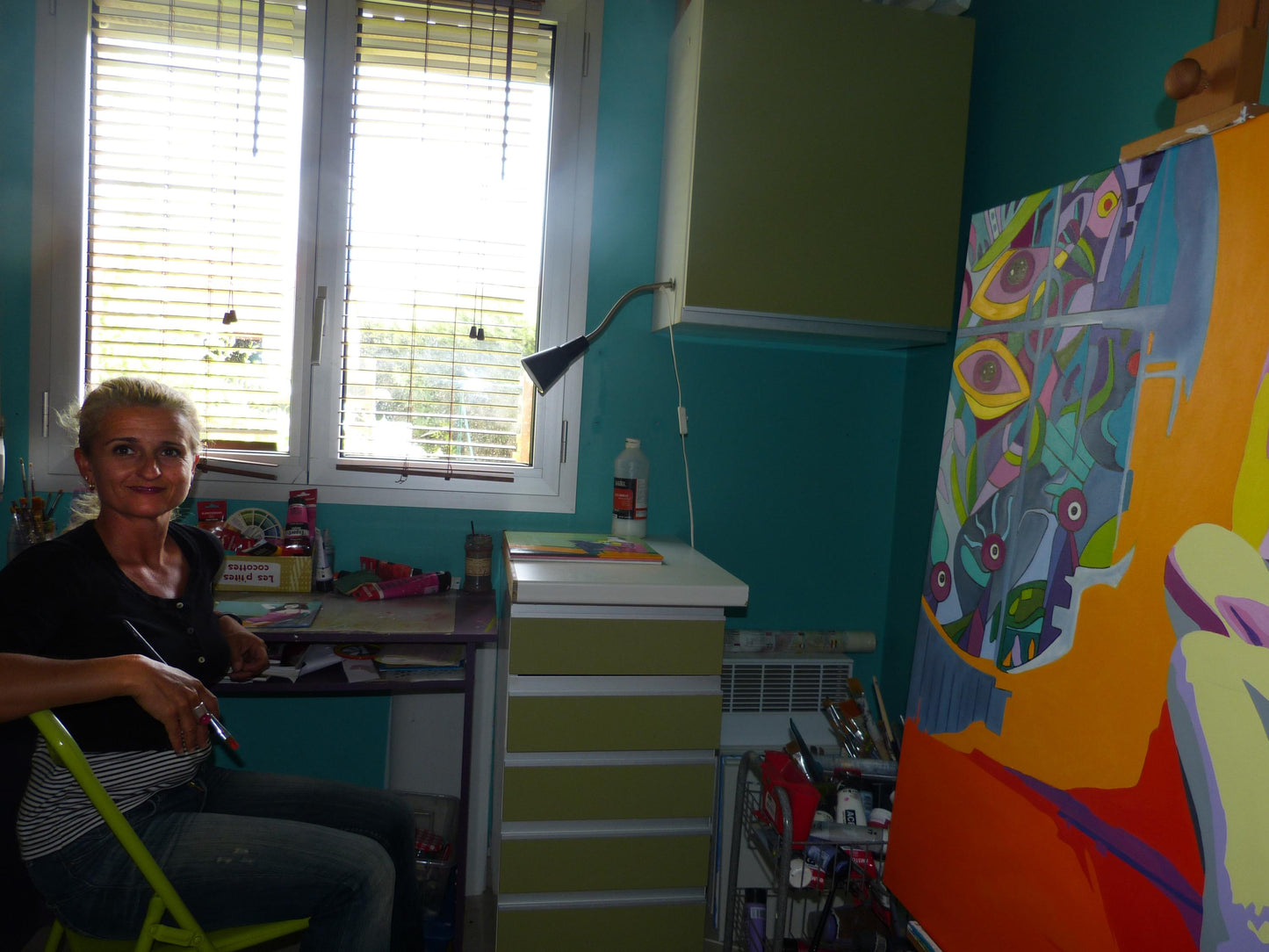 I love smoking - 100 cm x 100cm x 1,5 cm