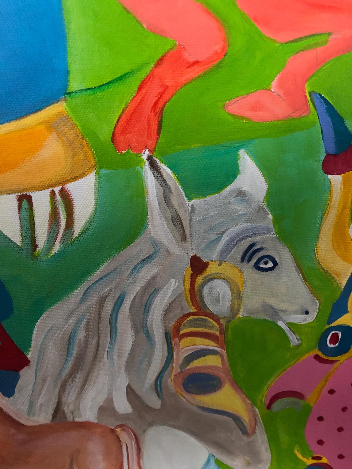 Big eyes II 100 cm x 100cm x 1,5 cm