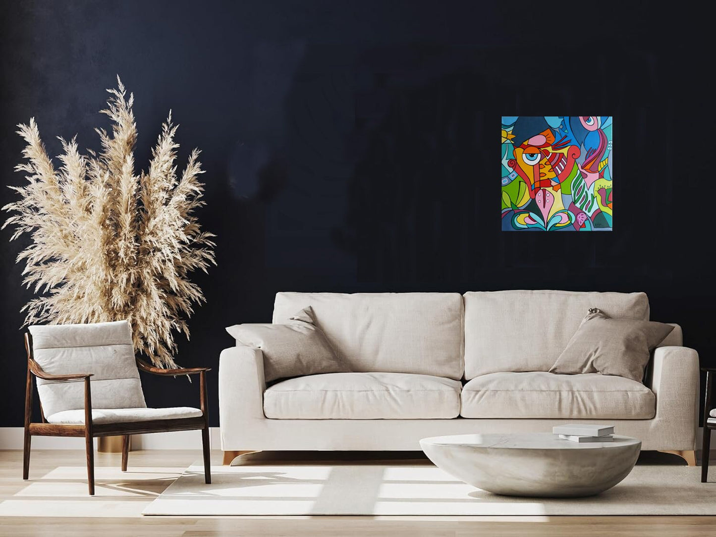 Xochipilli 40 cm x 40cm x 3 cm