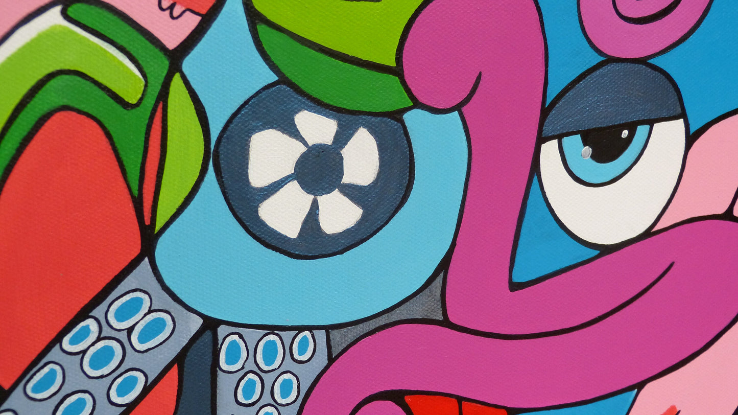 Chalchiuhtlicue 40 cm x 40cm