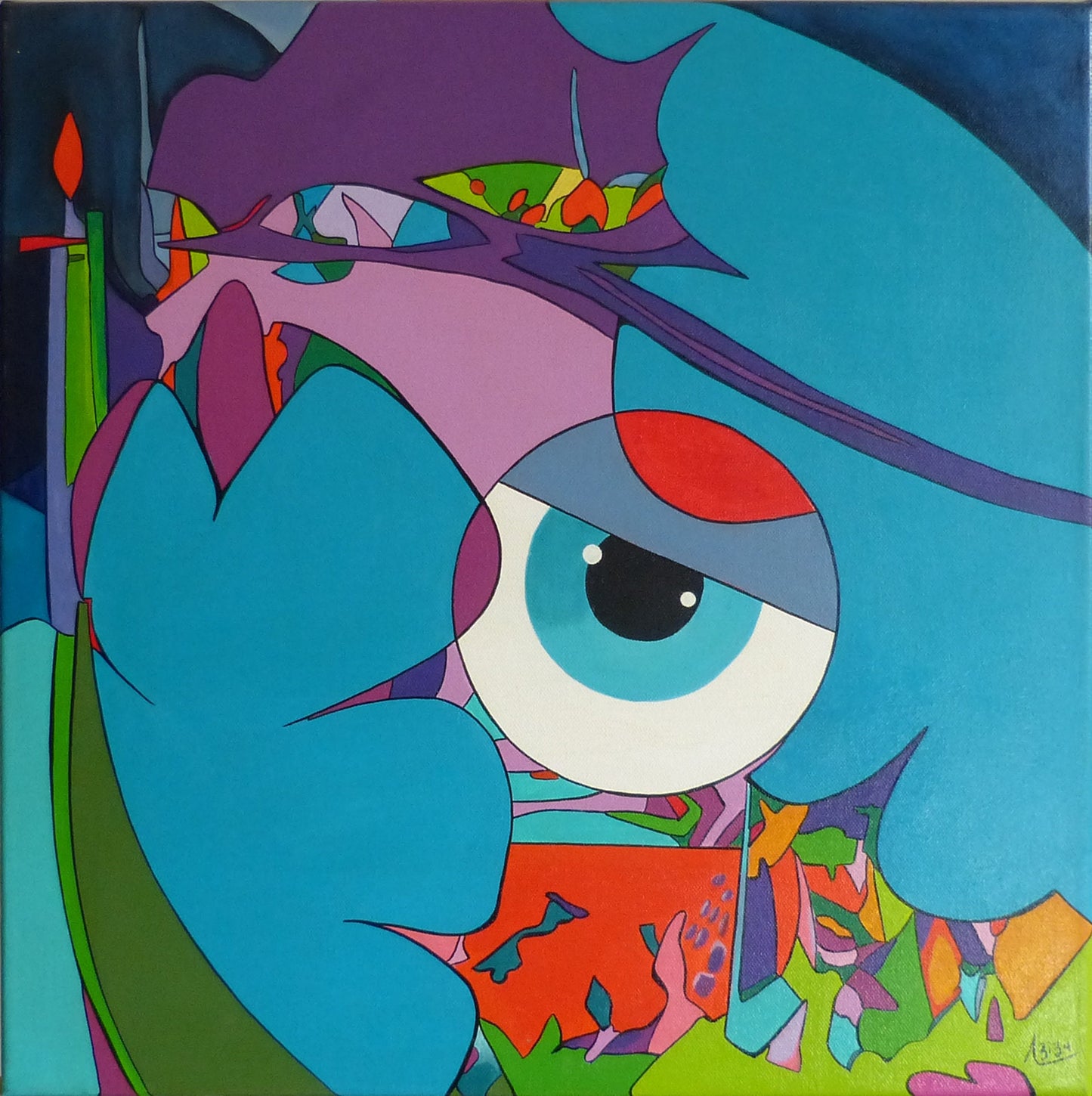 Eye  50 cm x 50cm x 3cm