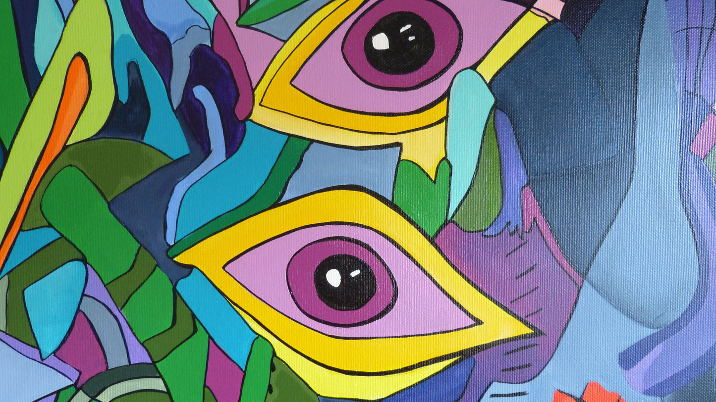 L'orgueil  100 cm x 100cm x 1,5 cm