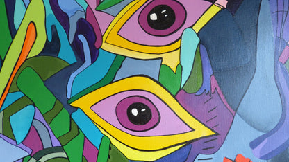 L'orgueil  100 cm x 100cm x 1,5 cm