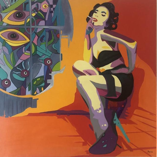 I love smoking - 100 cm x 100cm x 1,5 cm