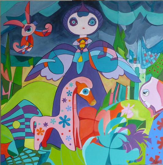 Nouchka -  80 cm x 80cm