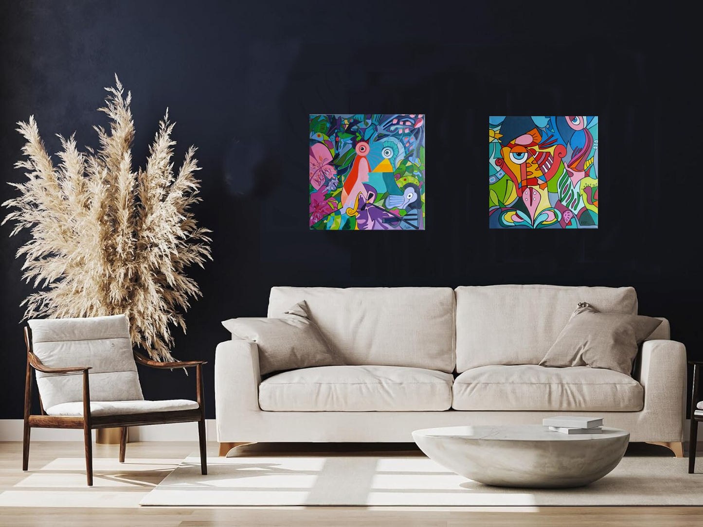 Confidences  - 50 cm x 50 cm