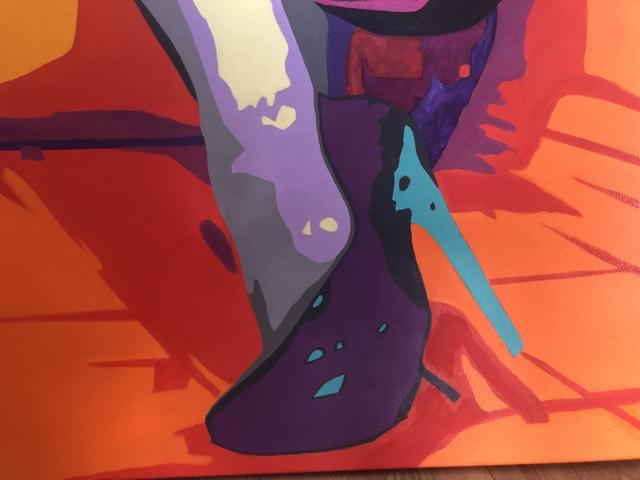 I love smoking - 100 cm x 100cm x 1,5 cm