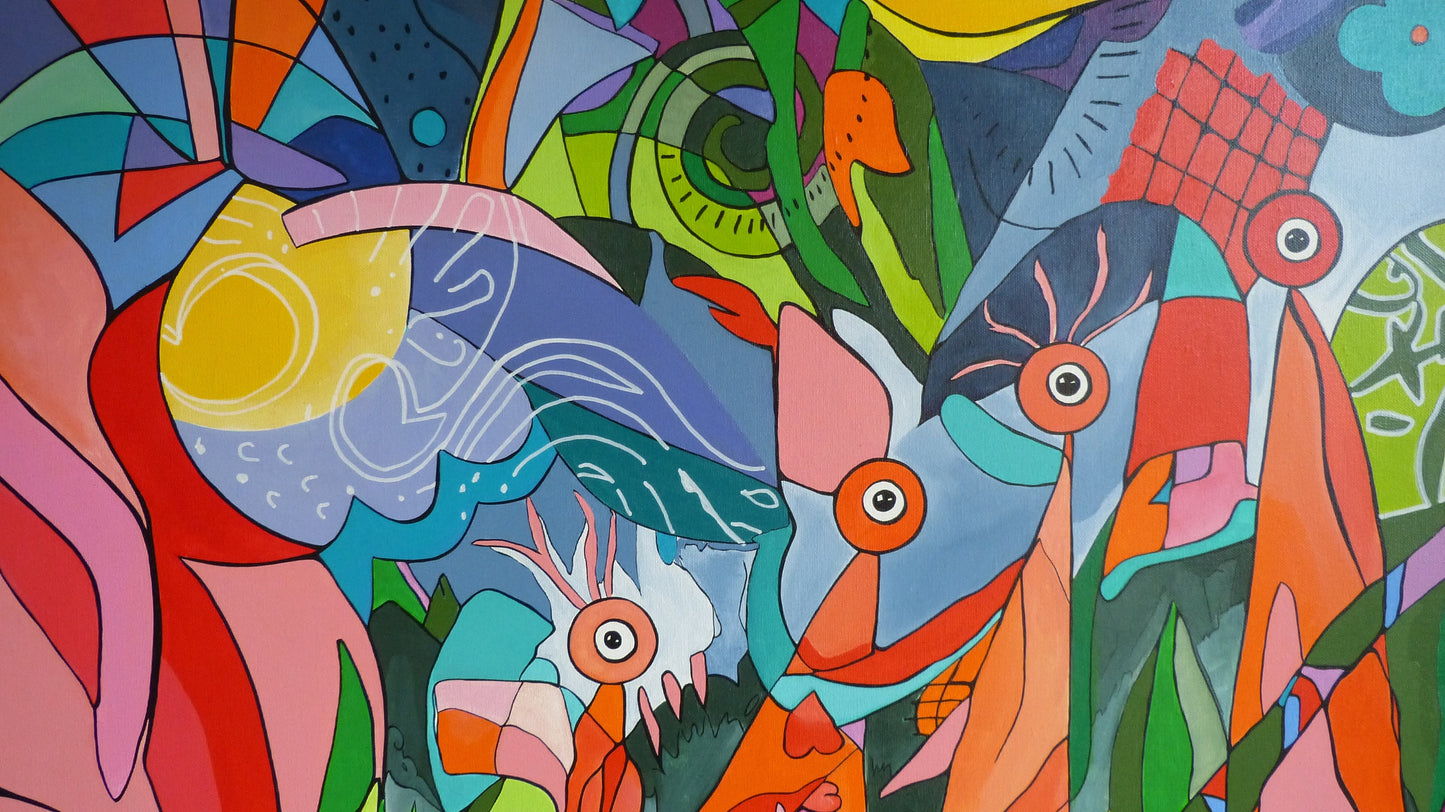 L'orgueil  100 cm x 100cm x 1,5 cm
