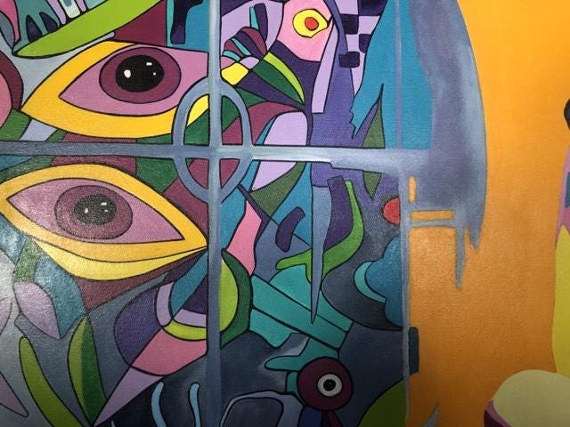 I love smoking - 100 cm x 100cm x 1,5 cm