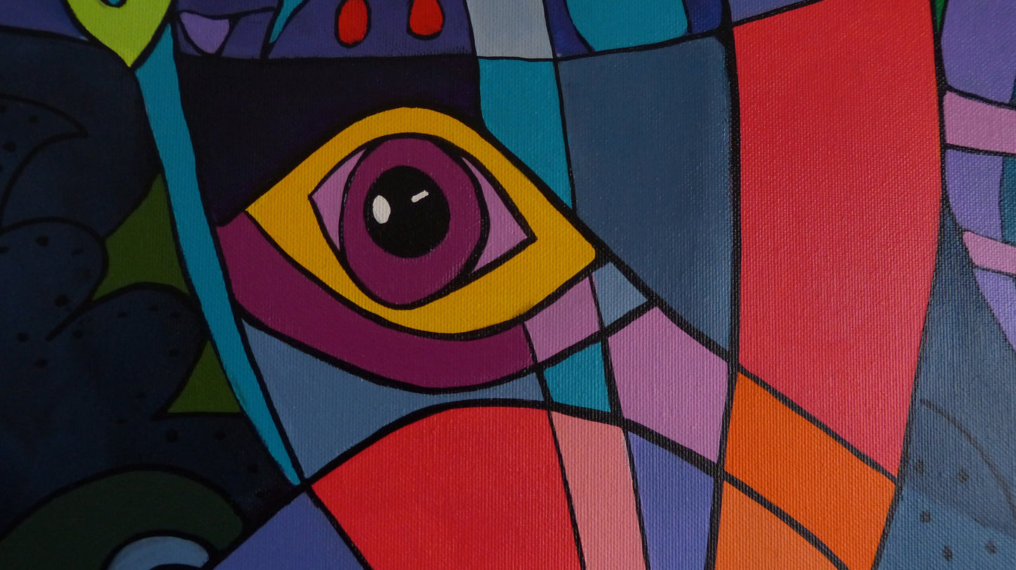 L'orgueil  100 cm x 100cm x 1,5 cm